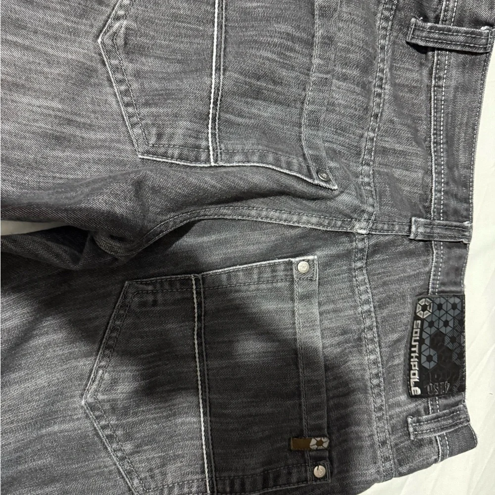 Vintage Baggy Y2K Southpole Jeans Mens 28x30 Skater Hip Hop Five Pocket Grunge
